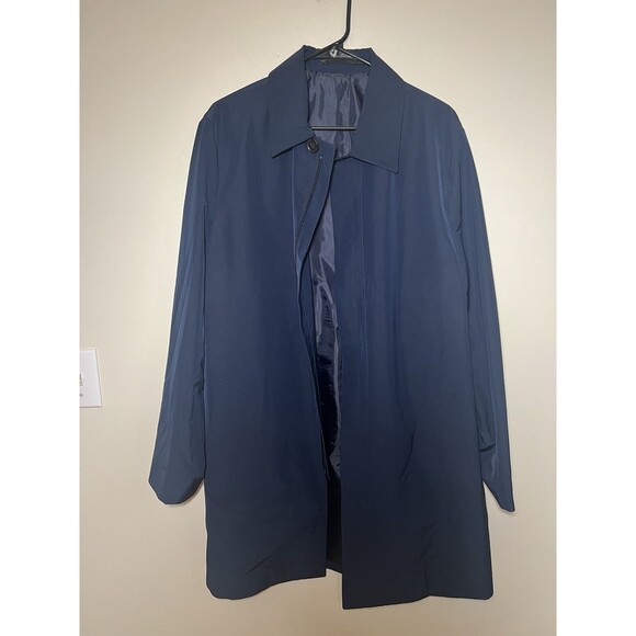 Calvin Klein Thermolite Trench Coat Jacket Men’s Size Size 50 Black - Picture 2 of 11